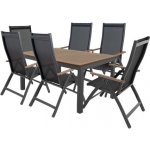 Doppler EXPERT WOOD Plus zahradní hliníková sedací souprava 6+1 – Zboží Dáma