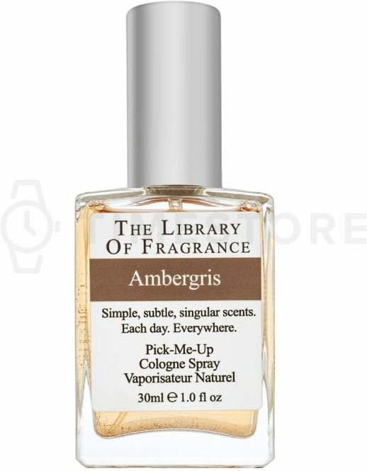 The Library of Fragrance Ambergris kolínská voda unisex 30 ml