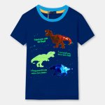 Kugo chlapecké tričko s flitry petrol – Zboží Dáma