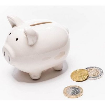 Pokladnička prasátko bílá – Zboží Dáma