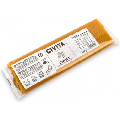 Civita Těstoviny kukuřičné Špagety 450 g – Sleviste.cz