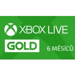 Microsoft Xbox Live Gold členství 6 měsíců – Zboží Dáma