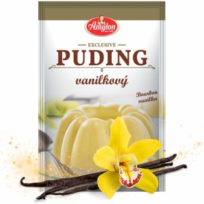 Amylon Exclusive puding vanilkový 40 g – Zboží Mobilmania