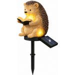 Verk 12391 Solární LED lampa se snímačem soumraku 40 cm, ježek – Hledejceny.cz