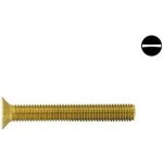 Šroub záp. hlava DIN 963 mosaz M3x8 – Sleviste.cz