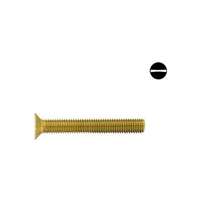 Šroub záp. hlava DIN 963 mosaz M3x8 – Sleviste.cz