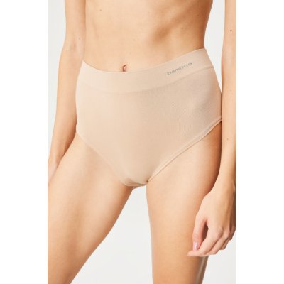 Astratex Klasické kalhotky Bamboo Nature II s vysokým pasem béžová – Hledejceny.cz