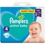Pampers Active Baby 4 76 ks – Zboží Dáma