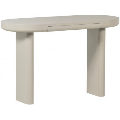 Woood lakovaný toaletní stolek Mael 120 x 50 cm světle šedý – Zboží Dáma