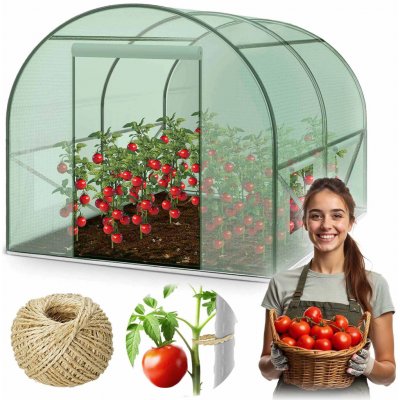 Plonos JANPOL Zahradní fóliovník 2 × 2 m 4 m² zelený – Zboží Mobilmania