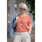 Tričko do gumy Violeta bílá – Zboží Dáma