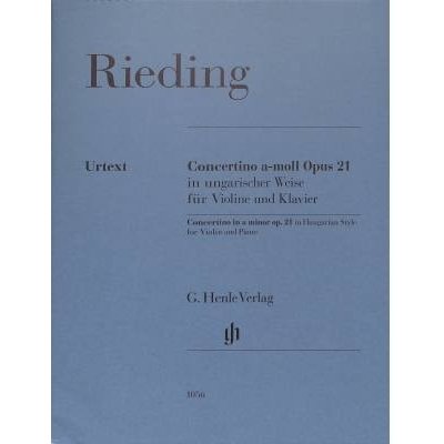 Concertino in a minor op. 21 in Hungarian Style pro housle a klavír – Sleviste.cz