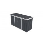 G21 Zahradní domek GRAH 483 - 340 x 142 cm antracitový – Zboží Dáma