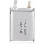 Malá Li-Pol baterie – různé typy do 1000 mAh - 601848, 6.0x18x48 mm, 3.7V, 500mAh – Zboží Živě