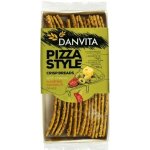 Danvita Pšeničný křehký chléb se sýrem rajčaty a bazalkou 130 g – Zboží Dáma