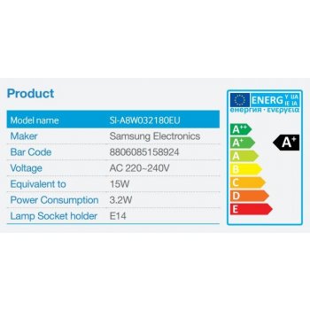 Samsung LED Classic B35 matná 3.2W