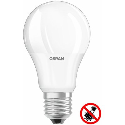 Osram LED žárovka E27 A60 8,5W = 60W 806lm 6500K Studená bílá 200° Antibakteriální OSRANT0015 – Zboží Mobilmania