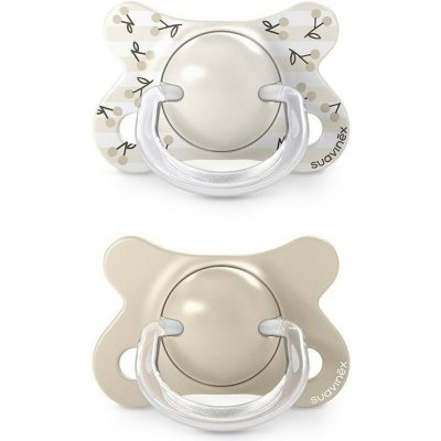 Suavinex dudlík SX Pro fyziologický Birdies 2 ks krémová – Zboží Mobilmania