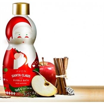 Avon Santa Claus pěna do koupele s vůní jablka a skořice 250 ml