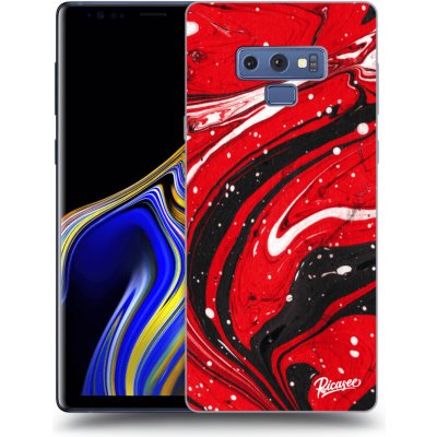 Pouzdro Picasee silikonové Samsung Galaxy Note 9 N960F - Red black černé