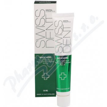 Swissdent regenerační a zesvětlující zubní pasta Biocare Whitening Toothpaste 50 ml