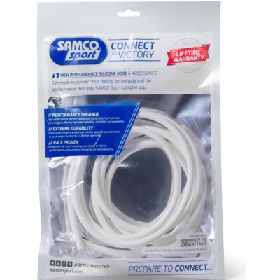 Samco Sport silikonová podtlaková hadička s vnitřním průměrem 5 mm, délka 3 m bílá
