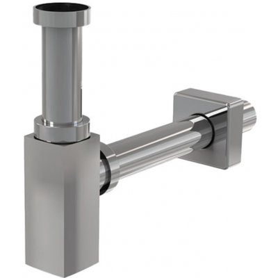 Alcadrain Sifon umyvadlový DN32 design celokovový, hranatý A401 – Sleviste.cz