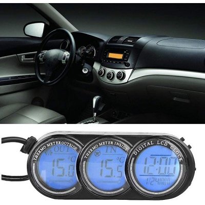 Teploměr IN/OUT + Hodiny | Zboží Auto