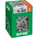 Spax Wirox Univerzální vrut T-Star plus, ø 6 × 80 mm, TX30, zápustná hlava, 100 ks 4191010600806 – Hledejceny.cz