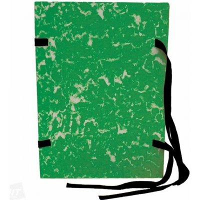 HIT Office Spisové desky s tkanicí A4 zelený mramor, 25 ks – Zboží Živě