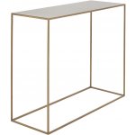 Nordic Design kovový toaletní stolek Moreno zlatý – Zboží Dáma