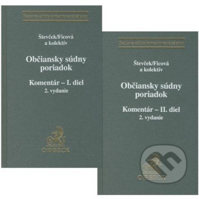 Občiansky súdny poriadok - komentár - I. + II. diel - Marek Števček, Svetlana Ficová – Hledejceny.cz