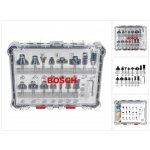 Bosch sada stopkových fréz 15 ks, stopka 6 mm 2607017471 – Zboží Dáma