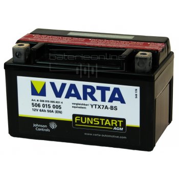 Varta YTX7A-BS, 506015