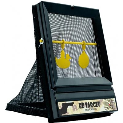Airsoft střelnice se síťkou a kovovými terčemi 17 x 17 cm – Zboží Dáma