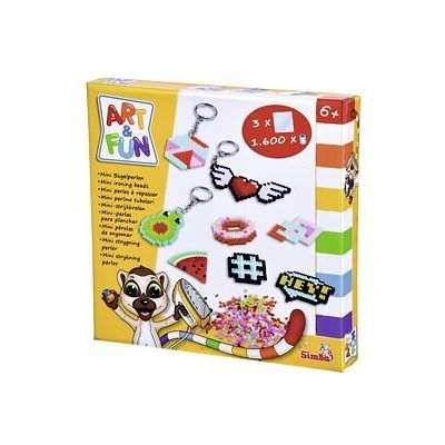 Simba Art&Fun Mini zažehlovací korálky výroba klíčenky – Zbozi.Blesk.cz