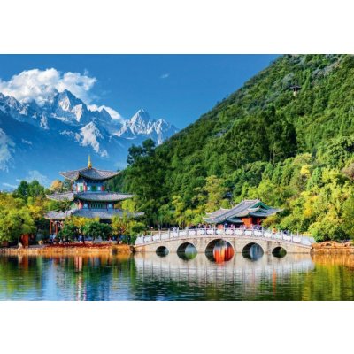 Grafika Jade Dragon Snow Mountain 1000 dílků – Zboží Mobilmania