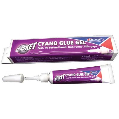 Deluxe Materials Roket Cyano Gel gelové vteřinové lepidlo 20 ml – Sleviste.cz