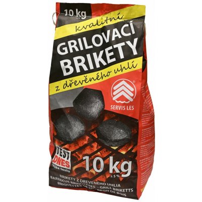 Servis Les Grilovací brikety výběrové 10 kg – Hledejceny.cz