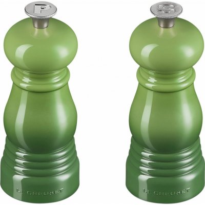 Le Creuset mlýnek na sůl a pepř 11 cm bambusově zelená 2 ks – Zboží Dáma