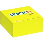Stick'n 21010 Samolepicí kostka 76x76 mm, 400 lístků, neonově žluté – Hledejceny.cz
