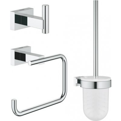 Grohe Essentials Cube Sada doplňků pro toaletu 3 v 1 40757001 – Zboží Mobilmania