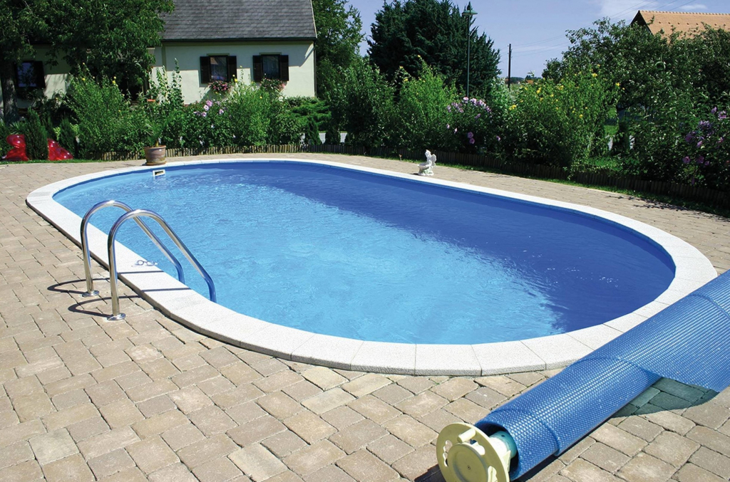 Planet Pool Exklusiv WHITE/Blue 525 x 320 x 150 cm