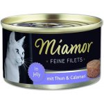 Miamor Finnern Feine Filets tuňák kalamáry jelly 100 g – Hledejceny.cz