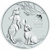 The Perth Mint Stříbrná mince Rok Zajíce Austrálie 1 oz