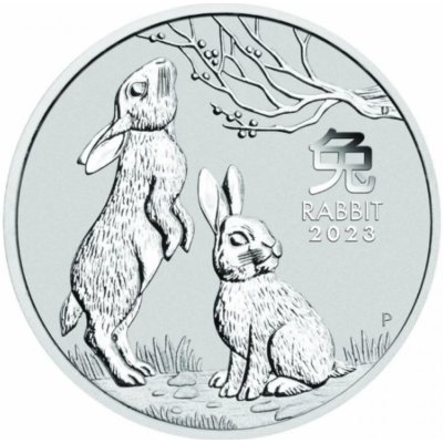 The Perth Mint Stříbrná mince Rok Zajíce Austrálie 1 oz