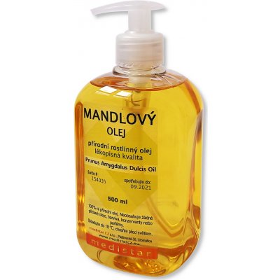MEDISTAR CZ Mandlový olej 500 ml s dávkovačem – Sleviste.cz