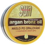 Vivaco Sun Argan Bronz Oil Glitter Aftersun Butter poopalovací máslo s arganovým olejem a třpytkami 200 ml – Hledejceny.cz