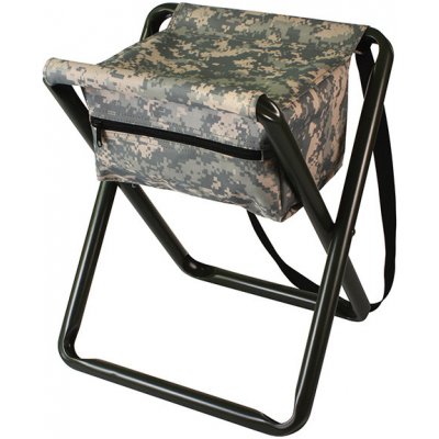Rothco Skládací stolička Deluxe s kapsou na zip A.C.U. Digital Camo – Zboží Mobilmania