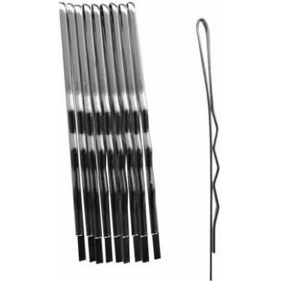 Duko Vlasové spony stříbrné 5cm 10ks – Sleviste.cz